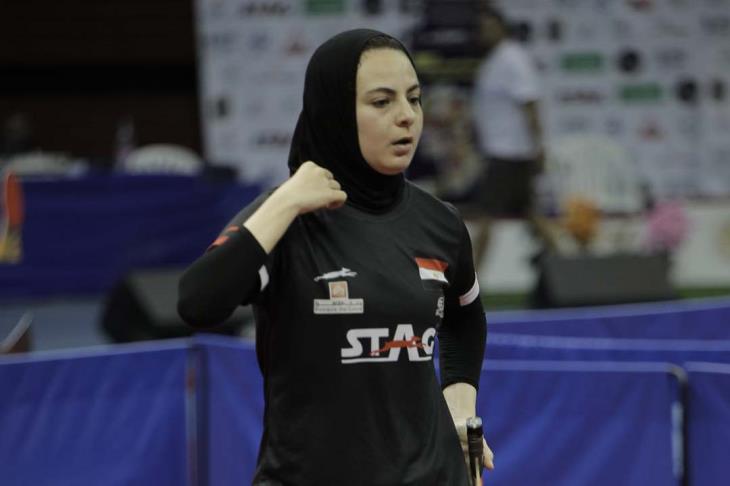 تنس طاولة - دينا مشرف